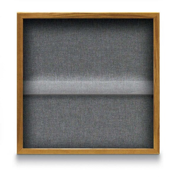 Outdoor Enclosed Combo Board, 48"x36", Bronze Frame/Black Porc & Rubber